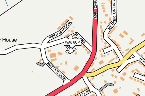WA6 6UP map - OS OpenMap – Local (Ordnance Survey)
