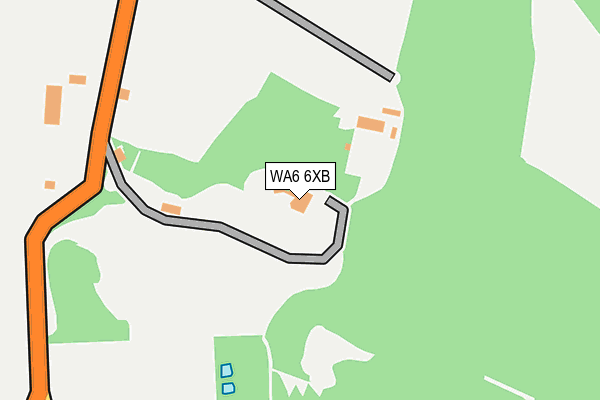 WA6 6XB map - OS OpenMap – Local (Ordnance Survey)