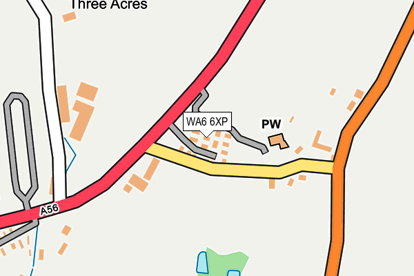 WA6 6XP map - OS OpenMap – Local (Ordnance Survey)