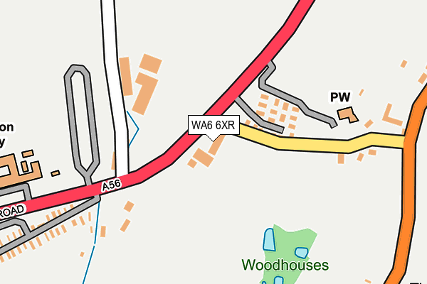 WA6 6XR map - OS OpenMap – Local (Ordnance Survey)