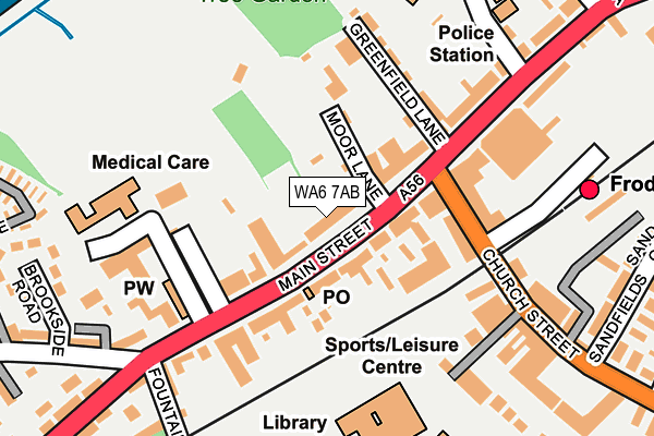 WA6 7AB map - OS OpenMap – Local (Ordnance Survey)