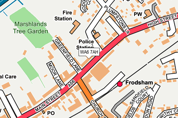 Map of FLOUR & FURNACE LTD at local scale