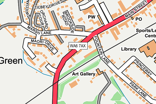 Map of VENTRY LIMITED at local scale