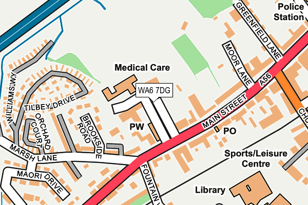 WA6 7DG map - OS OpenMap – Local (Ordnance Survey)