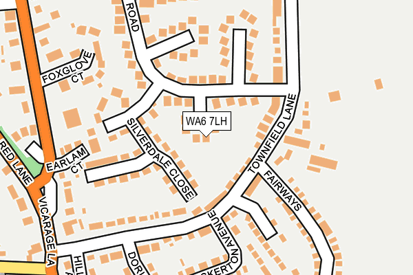 WA6 7LH map - OS OpenMap – Local (Ordnance Survey)