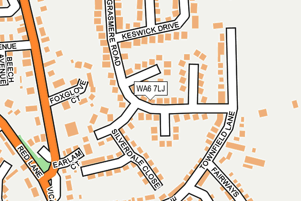 WA6 7LJ map - OS OpenMap – Local (Ordnance Survey)