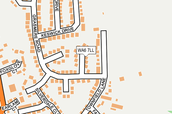 WA6 7LL map - OS OpenMap – Local (Ordnance Survey)