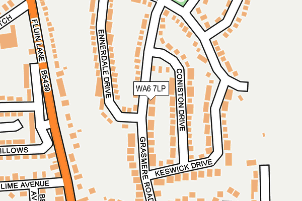 WA6 7LP map - OS OpenMap – Local (Ordnance Survey)