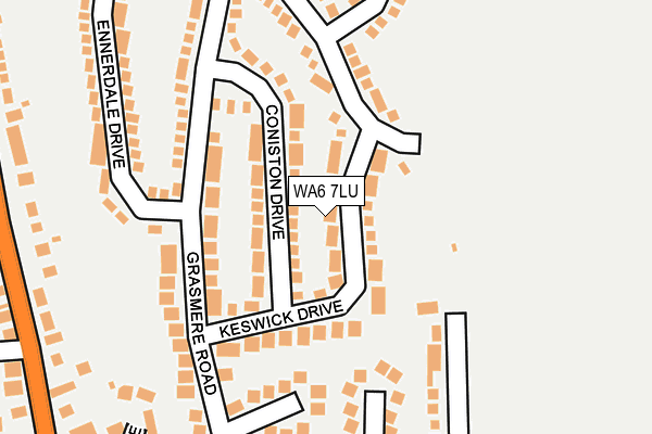 WA6 7LU map - OS OpenMap – Local (Ordnance Survey)