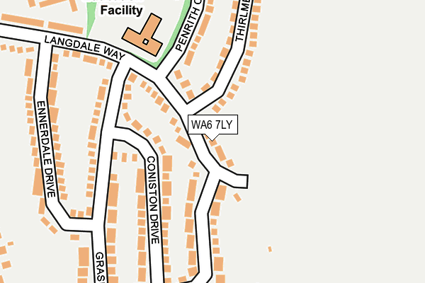 WA6 7LY map - OS OpenMap – Local (Ordnance Survey)