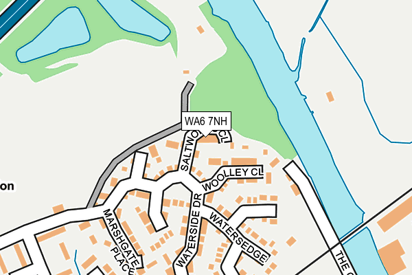 WA6 7NH map - OS OpenMap – Local (Ordnance Survey)