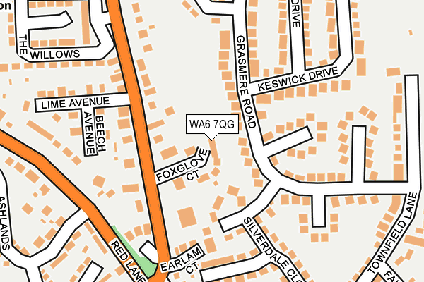WA6 7QG map - OS OpenMap – Local (Ordnance Survey)