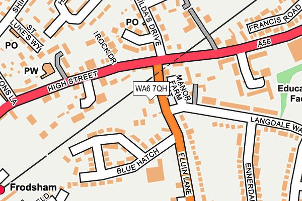 WA6 7QH map - OS OpenMap – Local (Ordnance Survey)