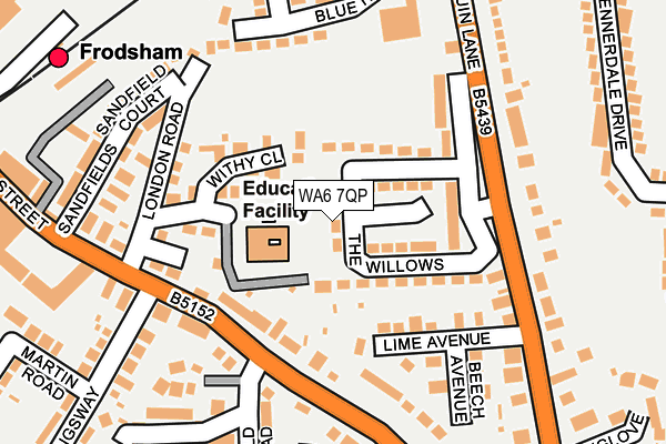 WA6 7QP map - OS OpenMap – Local (Ordnance Survey)