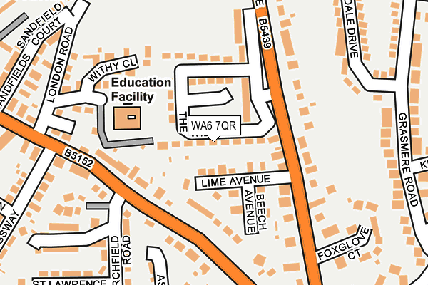 WA6 7QR map - OS OpenMap – Local (Ordnance Survey)