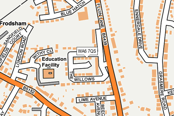 WA6 7QS map - OS OpenMap – Local (Ordnance Survey)