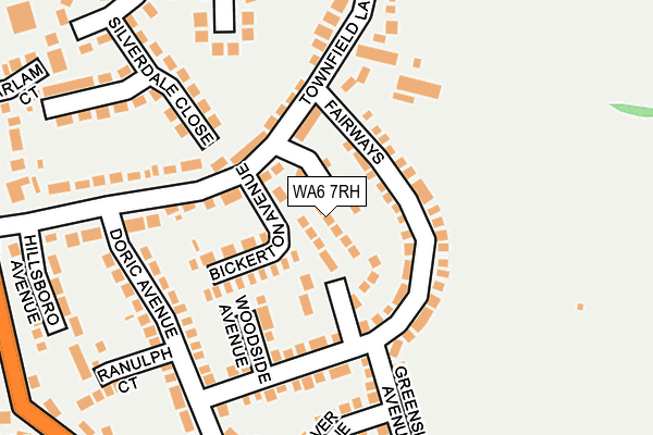 WA6 7RH map - OS OpenMap – Local (Ordnance Survey)