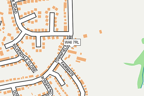 WA6 7RL map - OS OpenMap – Local (Ordnance Survey)