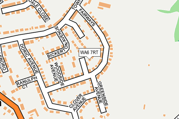 WA6 7RT map - OS OpenMap – Local (Ordnance Survey)