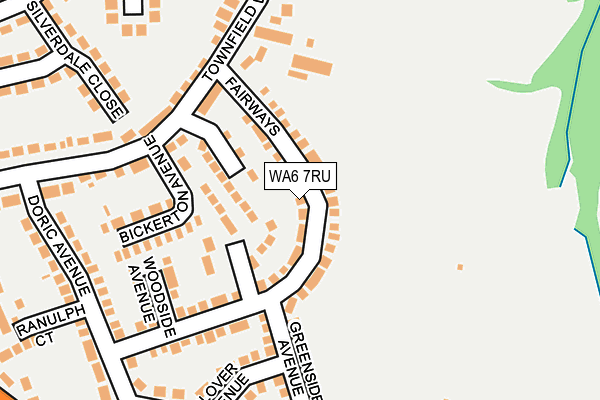 WA6 7RU map - OS OpenMap – Local (Ordnance Survey)