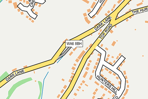WA6 8BH map - OS OpenMap – Local (Ordnance Survey)
