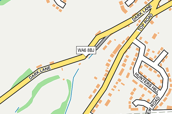 WA6 8BJ map - OS OpenMap – Local (Ordnance Survey)