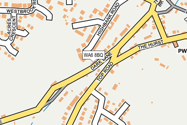 WA6 8BQ map - OS OpenMap – Local (Ordnance Survey)