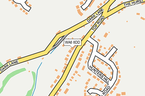 WA6 8DD map - OS OpenMap – Local (Ordnance Survey)