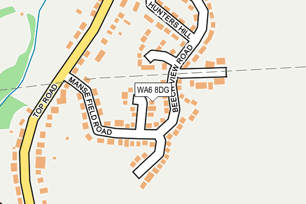 WA6 8DG map - OS OpenMap – Local (Ordnance Survey)