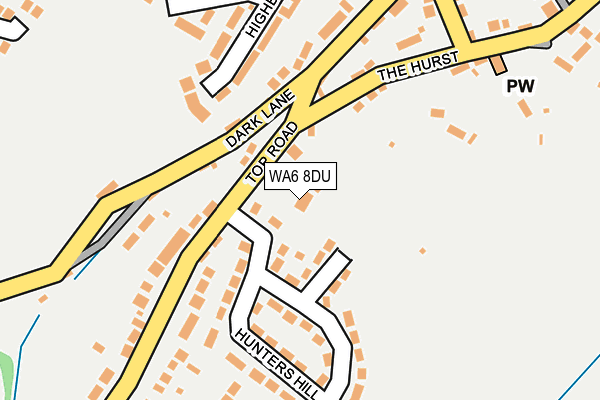 WA6 8DU map - OS OpenMap – Local (Ordnance Survey)