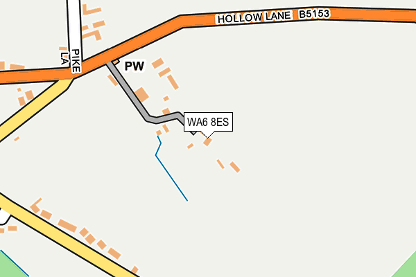 WA6 8ES map - OS OpenMap – Local (Ordnance Survey)