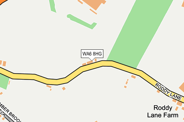 WA6 8HG map - OS OpenMap – Local (Ordnance Survey)