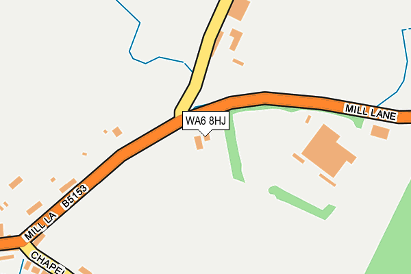 WA6 8HJ map - OS OpenMap – Local (Ordnance Survey)