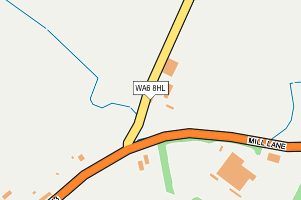 WA6 8HL map - OS OpenMap – Local (Ordnance Survey)
