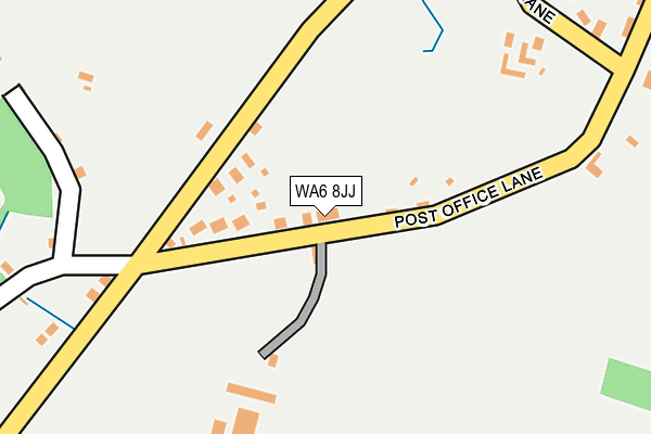 WA6 8JJ map - OS OpenMap – Local (Ordnance Survey)
