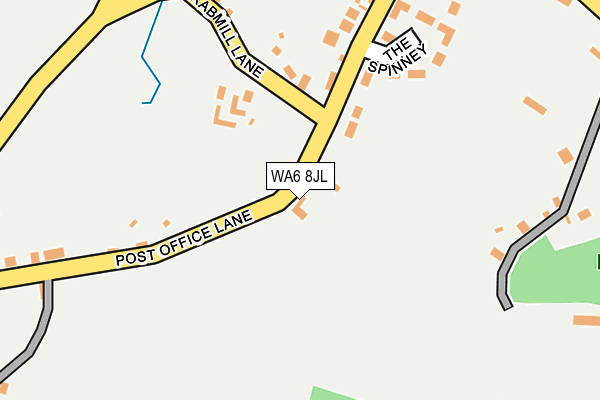 WA6 8JL map - OS OpenMap – Local (Ordnance Survey)