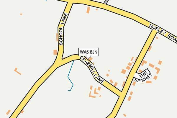 WA6 8JN map - OS OpenMap – Local (Ordnance Survey)