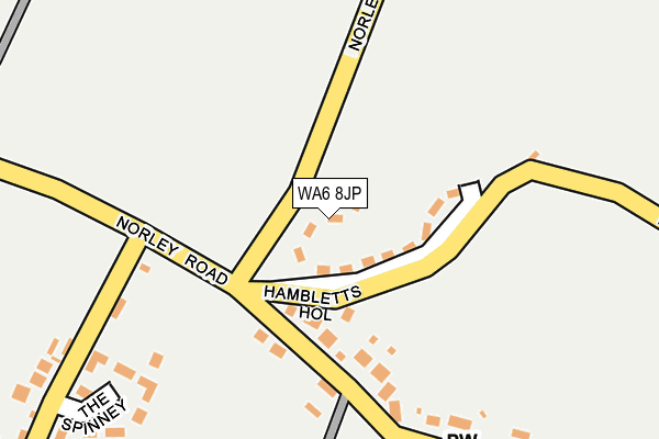 WA6 8JP map - OS OpenMap – Local (Ordnance Survey)