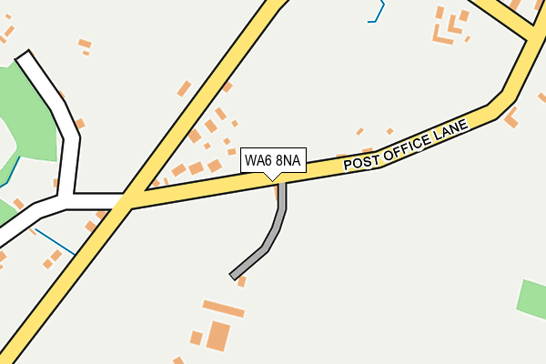 WA6 8NA map - OS OpenMap – Local (Ordnance Survey)