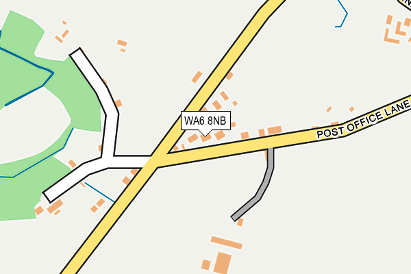 WA6 8NB map - OS OpenMap – Local (Ordnance Survey)