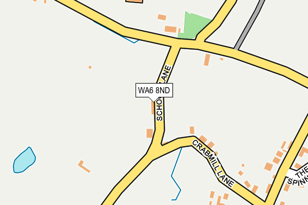 WA6 8ND map - OS OpenMap – Local (Ordnance Survey)