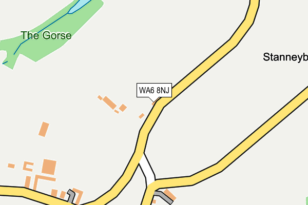 WA6 8NJ map - OS OpenMap – Local (Ordnance Survey)
