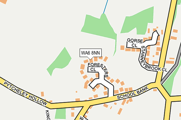WA6 8NN map - OS OpenMap – Local (Ordnance Survey)