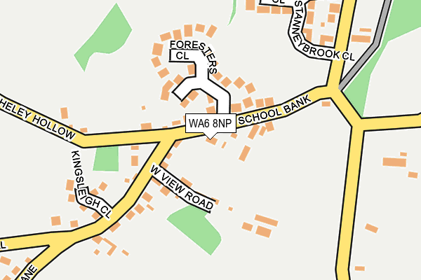 WA6 8NP map - OS OpenMap – Local (Ordnance Survey)