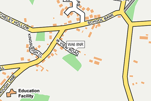 WA6 8NR map - OS OpenMap – Local (Ordnance Survey)