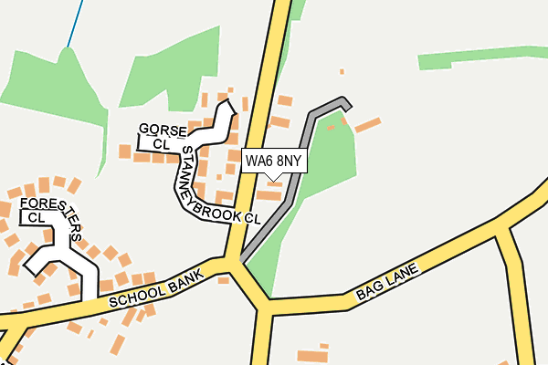 WA6 8NY map - OS OpenMap – Local (Ordnance Survey)