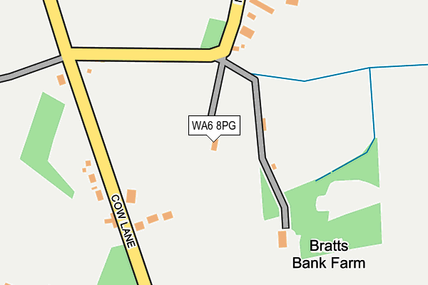 WA6 8PG map - OS OpenMap – Local (Ordnance Survey)
