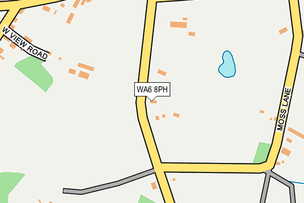WA6 8PH map - OS OpenMap – Local (Ordnance Survey)
