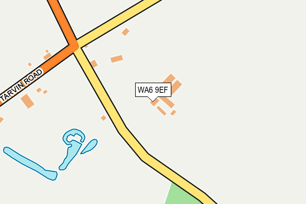 WA6 9EF map - OS OpenMap – Local (Ordnance Survey)
