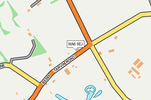 WA6 9EJ map - OS OpenMap – Local (Ordnance Survey)